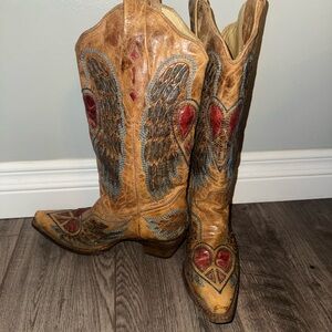 Corral Tan and Brown Western Boots